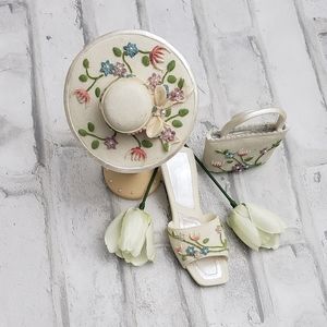 Classic Couture Lady Liliana Fashion Shoe, Purse, Hat & Stand Mini Figurines